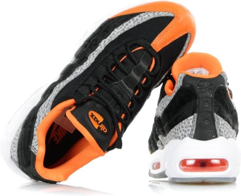 Nike Lage Schoen in Zwart Graniet Oranje Multicolor Heren