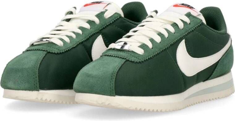 Nike Lage Schoen Vetersluiting Licht Zilver Green Heren