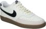 Nike Retro Basketbalstijl Court Vision Low Beige Heren - Thumbnail 7