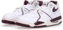 Nike Lage Wit Bourgondische Sneaker met Flight Stijl White Heren - Thumbnail 4