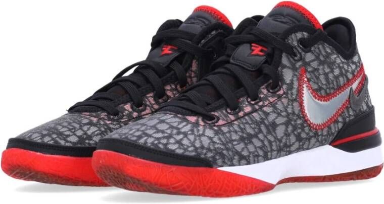 Nike Zoom Lebron Nxxt Gen Bred Black White-Black-University Red - Foto 4