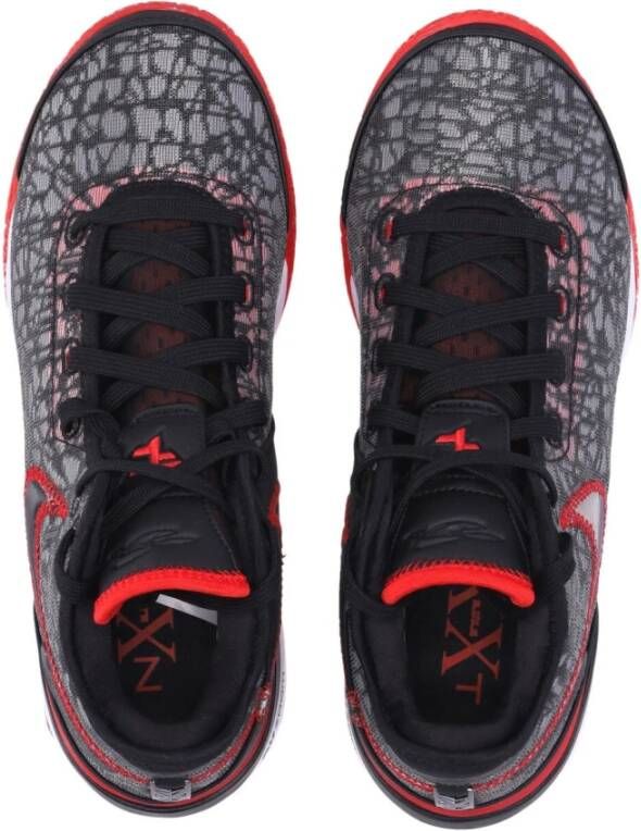 Nike Zoom Lebron Nxxt Gen Bred Black White-Black-University Red - Foto 7