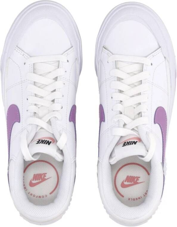Nike Legacy Lift Lage Schoen Wit Fuchsia Zwart