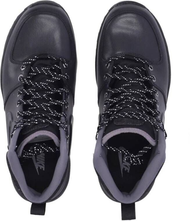 Nike Leren hoge laars Zwart Gunsmoke Black Heren
