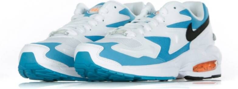 Nike Lichte lage schoen in wit zwart blauw voor mannen Multicolor Heren