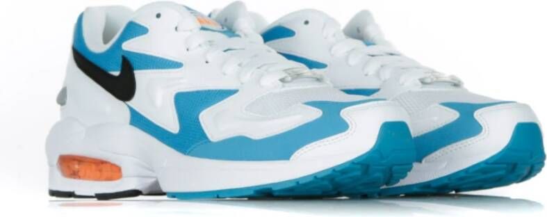 Nike Lichte lage schoen in wit zwart blauw voor mannen Multicolor Heren