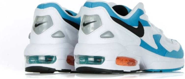 Nike Lichte lage schoen in wit zwart blauw voor mannen Multicolor Heren