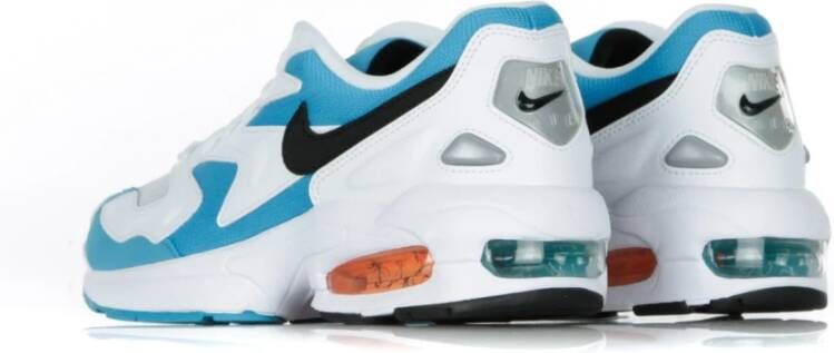 Nike Lichte lage schoen in wit zwart blauw voor mannen Multicolor Heren