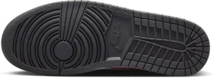 Nike Bred Toe Sneakers Zwart Wit Vuurrood Red Heren