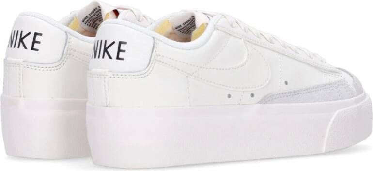 Nike Platform Sneaker met Zeil Ontwerp White Dames