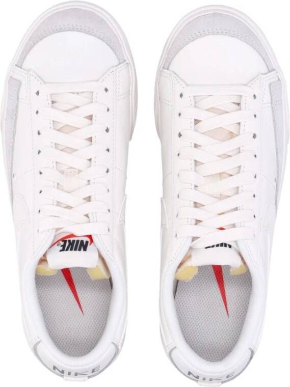 Nike Platform Sneaker met Zeil Ontwerp White Dames