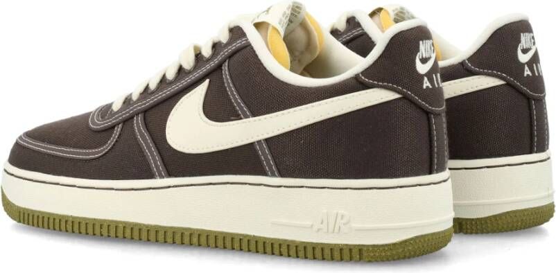 Nike Premium Air Force 1 Sneakers Brown Dames