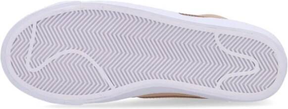 Nike Premium Hoge Leren Sneaker Beige Dames