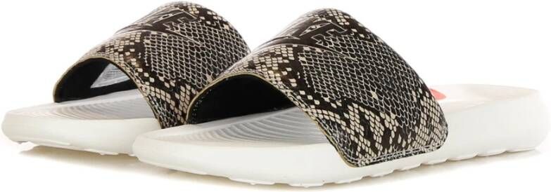 Nike Print Damesslippers Desert Sand Zwart Multicolor Dames