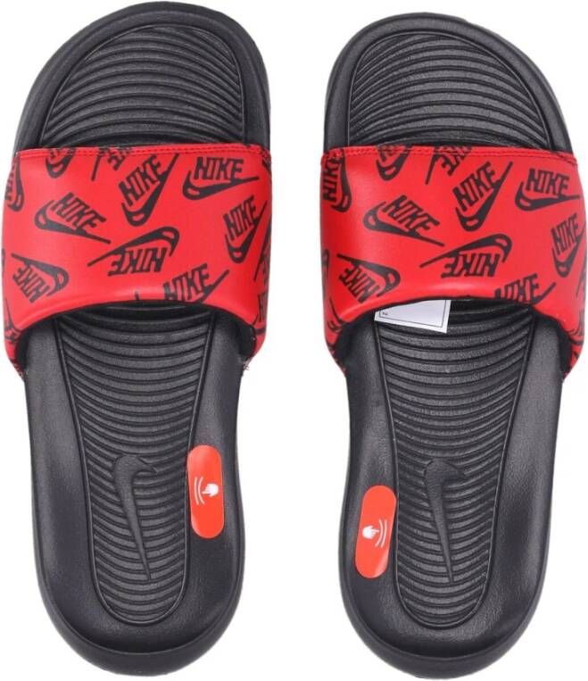 Nike Print Slide Slippers Rood Zwart Mannen