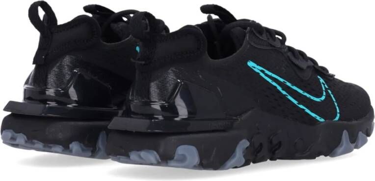Nike React Vision Lage Sneaker Streetwear Black Heren