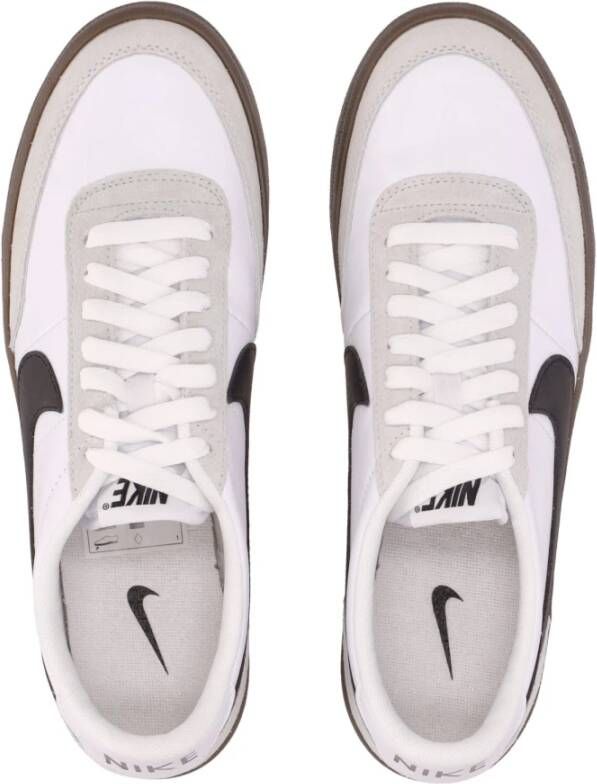 Nike Retro Leren Tennisschoen Wit Zwart White Heren