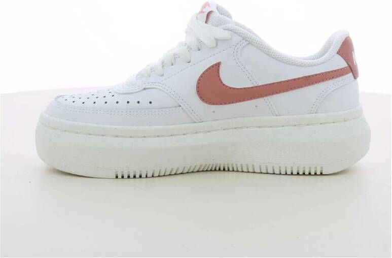 Nike Rode Court Vision Alta Damesschoenen White Dames