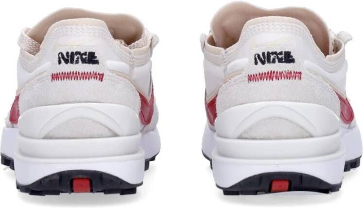 Nike Rode lage sneaker met wafelpatroon Gray Dames