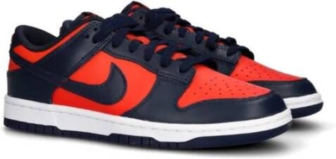 Nike Rode Leren Sneakers