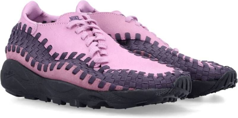 Nike Roze Geweven Sneakers voor Vrouwen Pink Dames