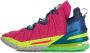 Nike LeBron 18 Heren Schoenen Pink Synthetisch Foot Locker - Thumbnail 2