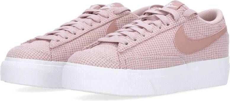 Nike blazer low platform ess in de kleur roze - Foto 8