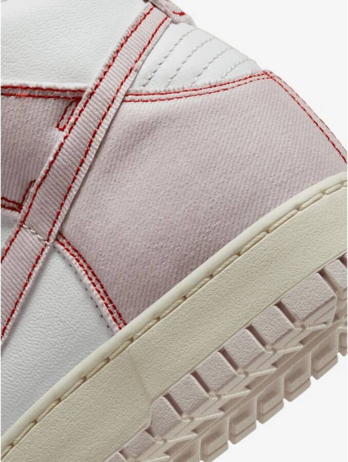 Nike Roze Sneakers met Stoffen en Leren Bovenkant Pink Unisex