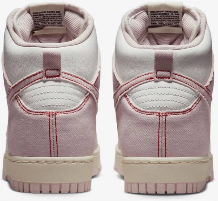 Nike Roze Sneakers met Stoffen en Leren Bovenkant Pink Unisex