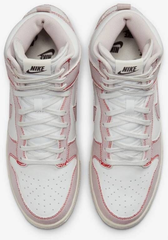 Nike Roze Sneakers met Stoffen en Leren Bovenkant Pink Unisex