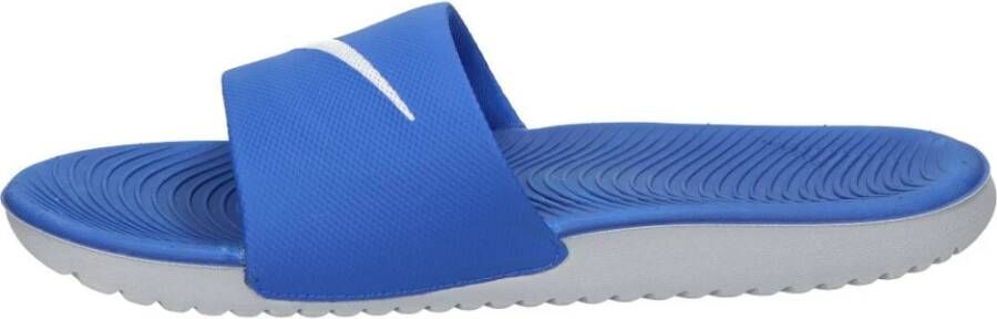 Nike "Synthetische Sliders voor Vrouwen" Blauw Dames