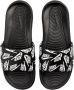 Nike Sneldrogende Slipper met Bedrukt Logo Black Heren - Thumbnail 4