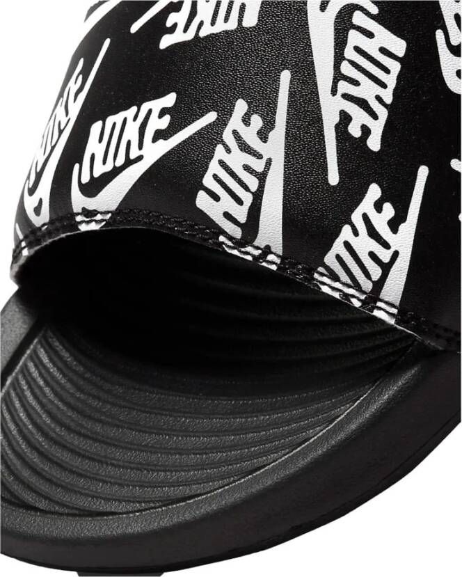 Nike Sneldrogende Slipper met Bedrukt Logo Black Heren - Foto 5