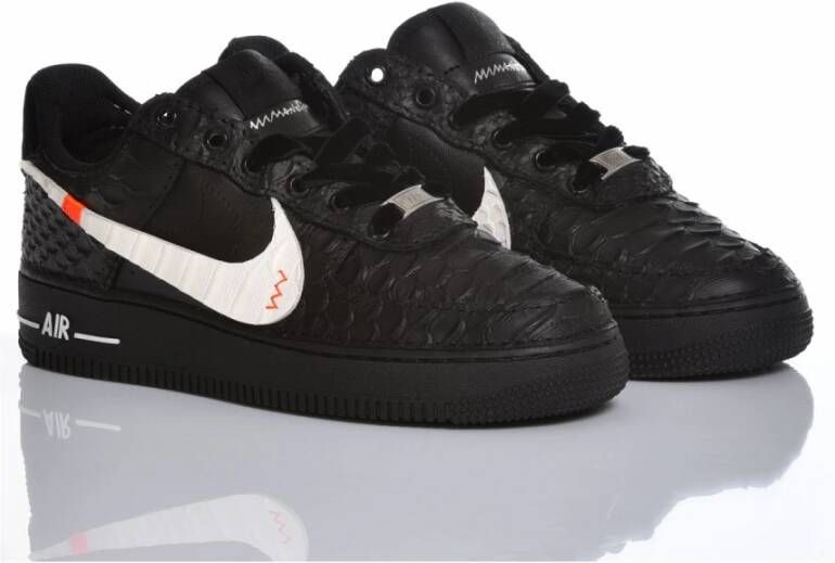 Nike Handgemaakte Zwarte Sneakers Aangepaste Schoenen Black Heren