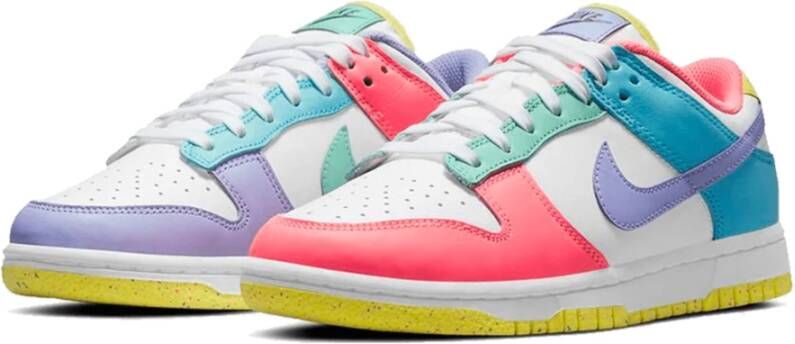 Nike "Paas-klaar Dunk Low Sneakers voor vrouwen" Blauw Dames