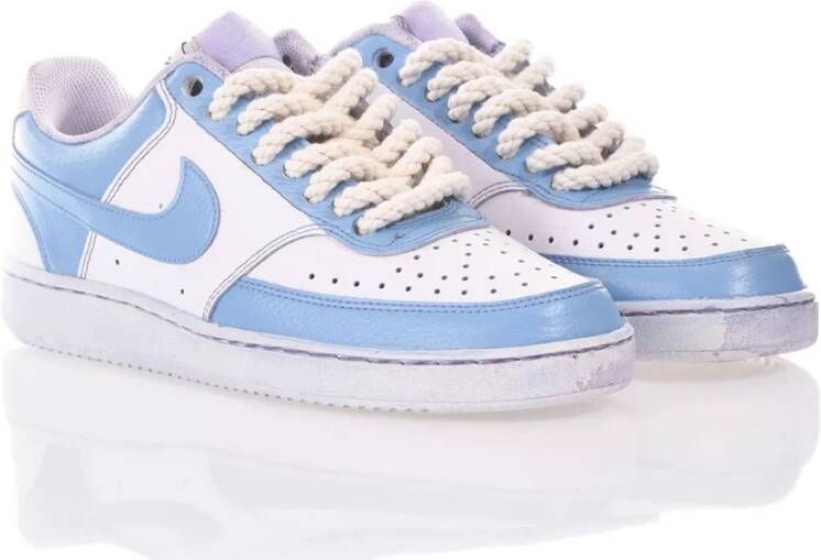 Nike Handgemaakte lichtblauwe sneakers voor heren Blauw Heren