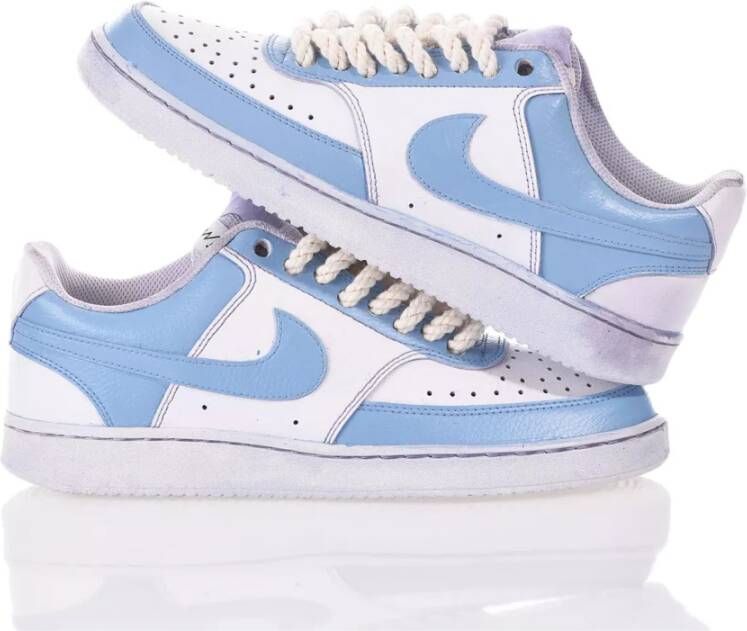 Nike Handgemaakte lichtblauwe sneakers voor heren Blauw Heren