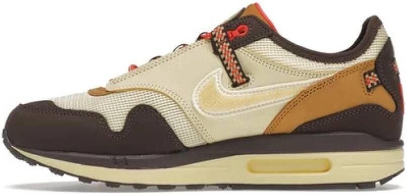 Nike Travis Scott Air Max 1 Sneakers Bruin Heren