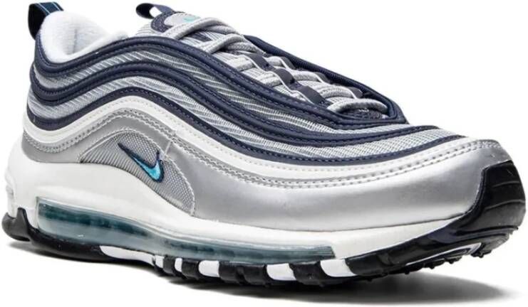Nike Metallic Silver Chlorine Blue Sneakers Grijs Dames