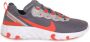 Nike Renew Element 55 Junior Smoke Grey Grey Fog Light Smoke Grey Team Orange Kind - Thumbnail 3