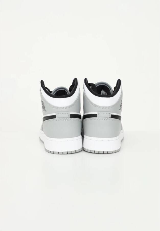Jordan Greyscale Leren Sneakers voor Heren Grijs Heren - Foto 5