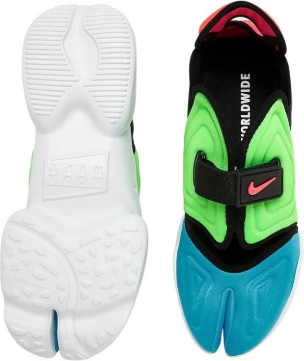 Nike Blauw Fury Zwart-Groene Strike Sneakers Groen Dames