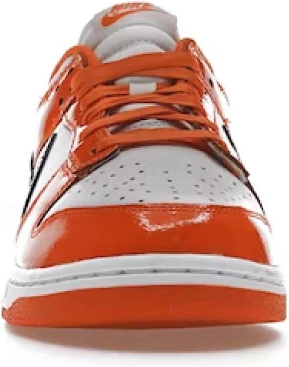 Nike Griezelige lage lak sneakers (W) Oranje Dames
