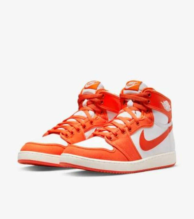 Nike Jordan 1 Retro Ajko Sneakers Oranje Heren