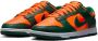 Nike Miami Hurricanes Retro Dunk Low Sneakers Orange Unisex - Thumbnail 2