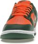 Nike Miami Hurricanes Retro Dunk Low Sneakers Orange Unisex - Thumbnail 7