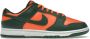Nike Miami Hurricanes Retro Dunk Low Sneakers Orange Unisex - Thumbnail 4