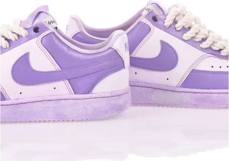 Nike Handgemaakte Violet Sneakers voor Dames Paars Dames