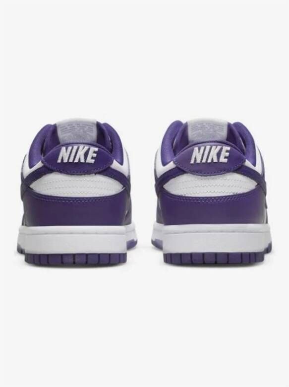 Nike "Dunk Low Top Sneakers" Paars Heren