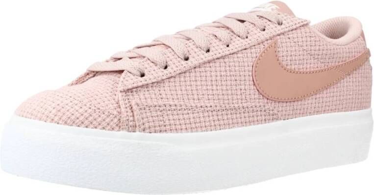 Nike Blazer Low Platform Sneakers Pink Dames